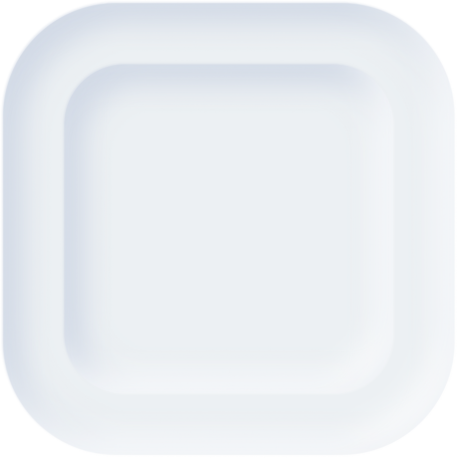 Rounded Rectangle Neumorphic 3D Shadow